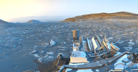 NASA pokazuje, jak wygląda dzień na Marsie. Panorama z łazika Curiosity