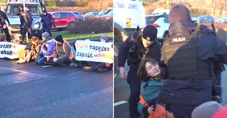Protestowali dwie minuty. Błyskawiczna akcja policji w Warszawie