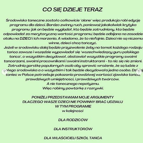 Tancerz atakuje Agustina Egurrolę i reaktywowany na antenie TVP "You Can Dance"