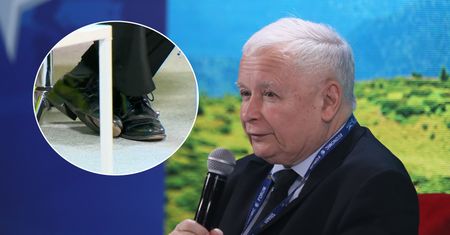 Buty Kaczyńskiego w centrum uwagi. Po raz kolejny