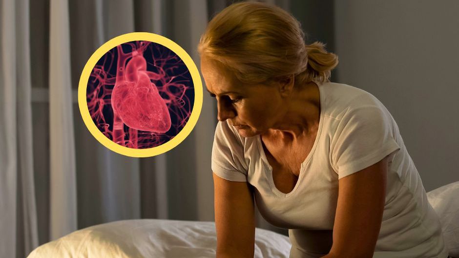 Pojawiają się w nocy. Znak, że serce ma problem