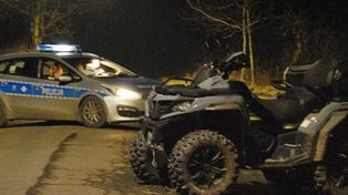 Trzebinia: Próbował uciec quadem przed policją. W trakcie pościgu uzbierał mandaty na 20 tysięcy złotych