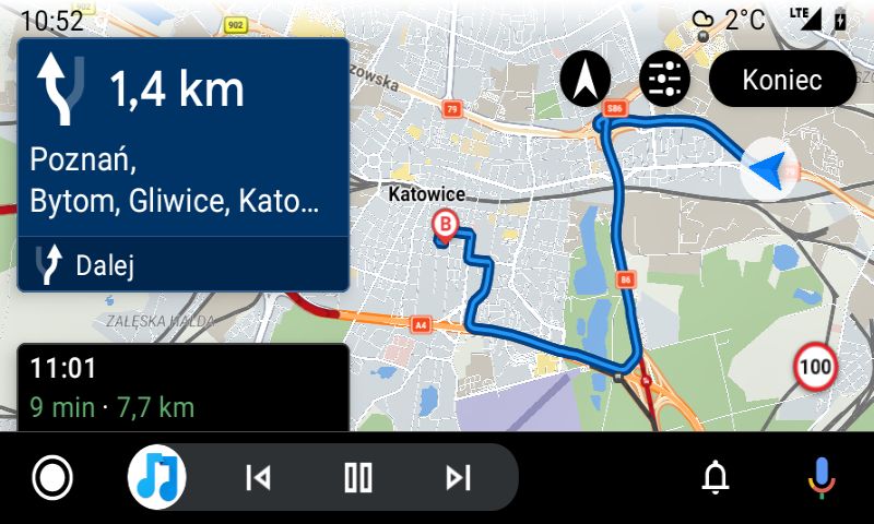 Sygic w Android Auto: konkurent Map Google i Waze z masą niedociągnięć (opinia)