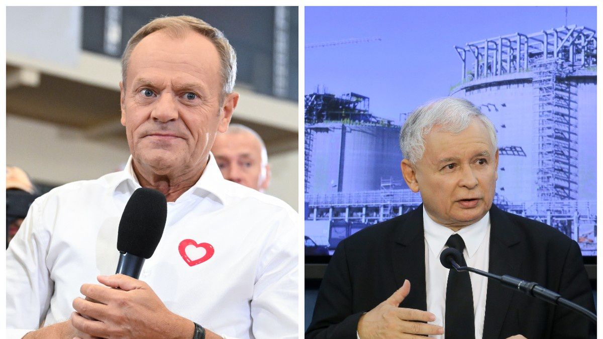 Polacy chętnie zobaczyliby starcie Jarosława Kaczyńskiego z Donaldem Tuskiem