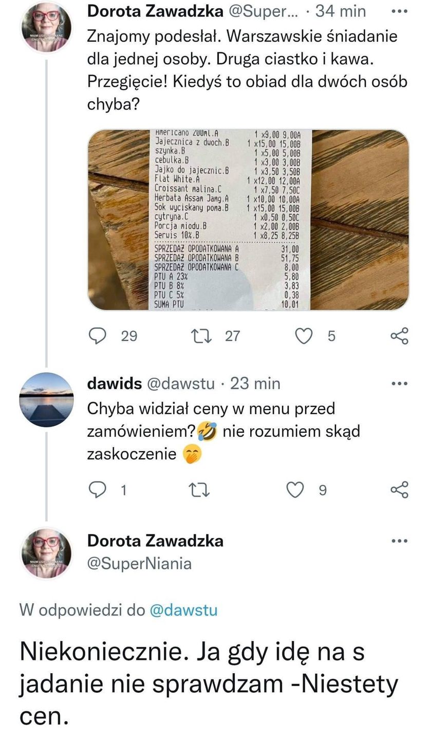 Paragon, który zszokował Dorotę Zawadzką 