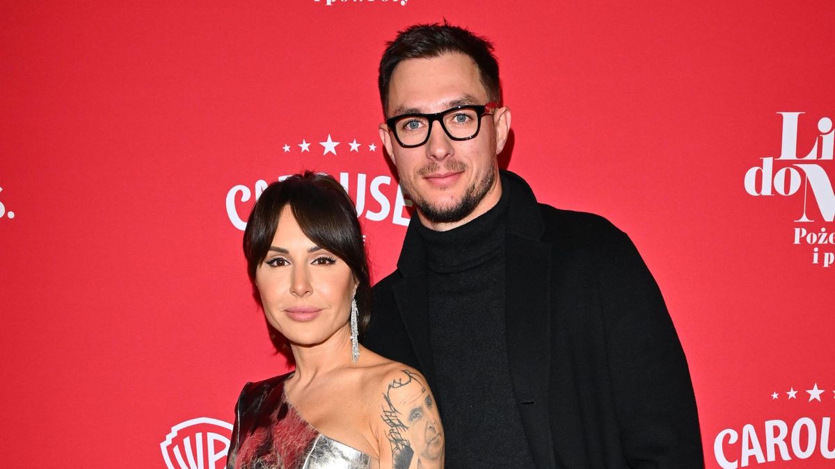 Blanka Lipińska na premierze "Listów do M"