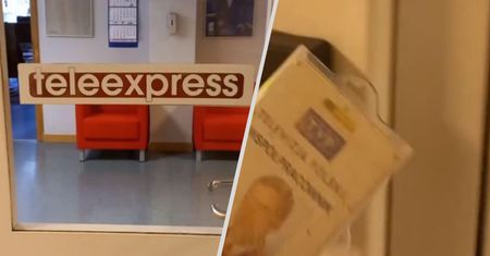 Jest nagranie. Chciał wejść do "Teleexpresu", ale odbił się od drzwi