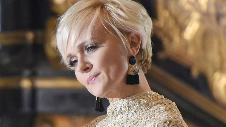 Edyta Golec pokazała się w eleganckiej sukni