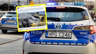 Jechał prostą drogą. Mustang w płomieniach. Kupił go dzień wcześniej