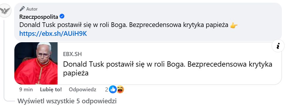 Zrzut ekranu: WM