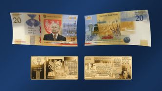 NBP upamiętnia Prezydenta RP Lecha Kaczyńskiego banknotem kolekcjonerskim i złotą monetą