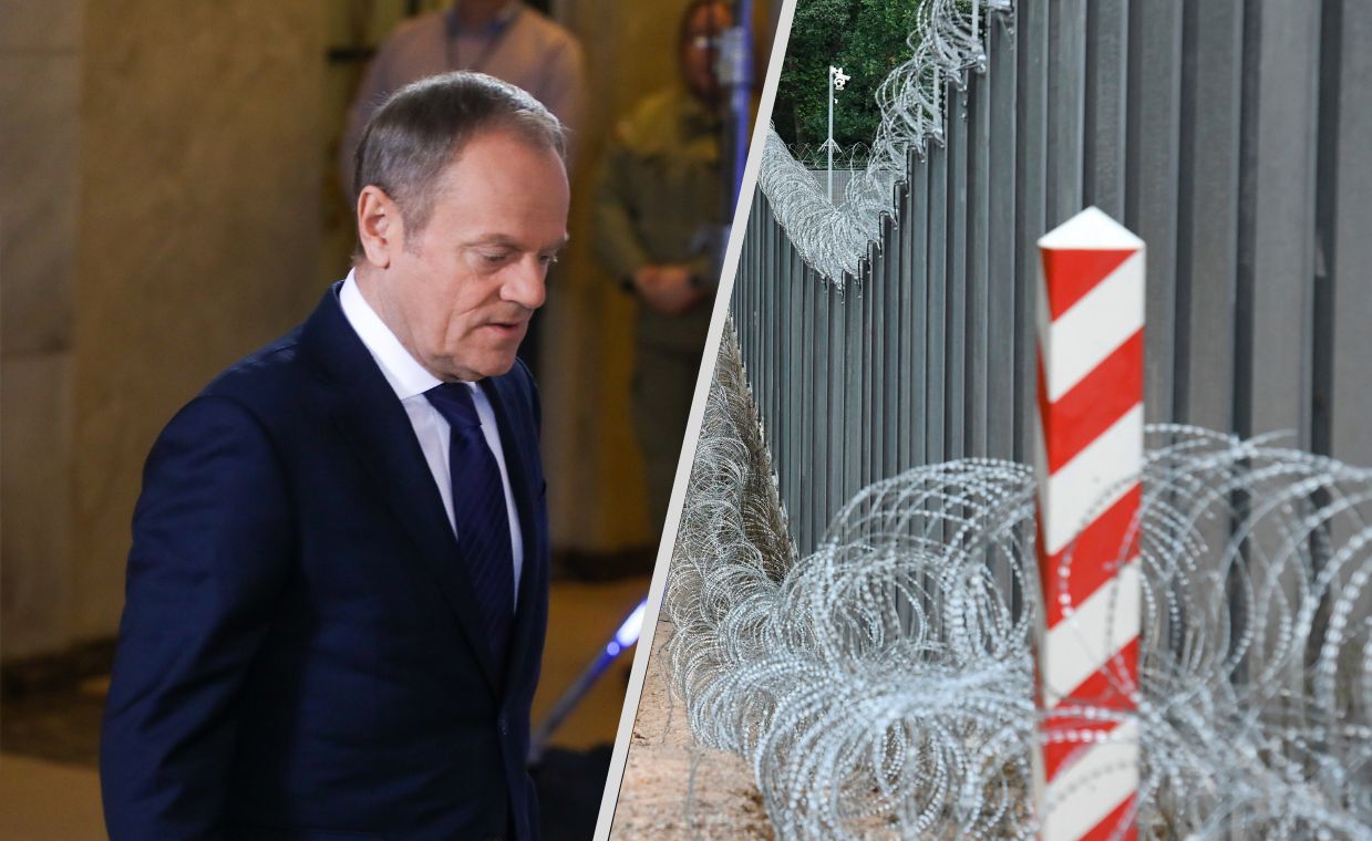 Zapora na granicy z Białorusią. Tusk mówi o "szybkiej modernizacji"