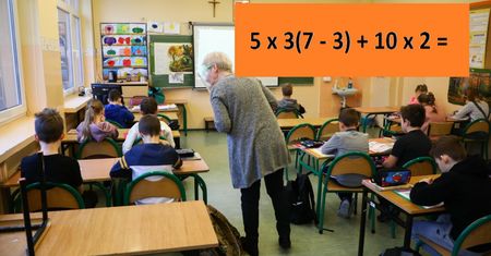 Tylko nieliczni rozwiązują to równanie w 10 sekund. Większość podaje zły wynik