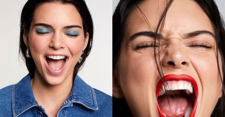 Kendall Jenner prezentuje uzębienie w nowej sesji