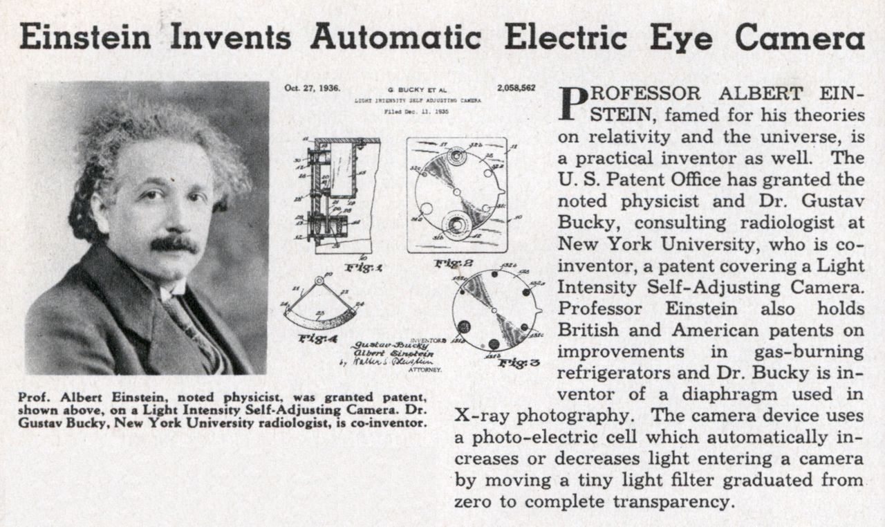 To wcale nie Kodak opracował pierwszy automatyczny aparat! Einstein był pierwszy