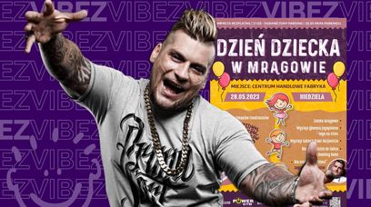 Popek na Dzień Dziecka. Raper zagra dla "starszaków" w Mrągowie