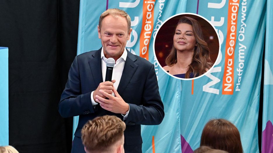 Donald Tusk w swoim przemówieniu wspomniał o Edycie Górniak