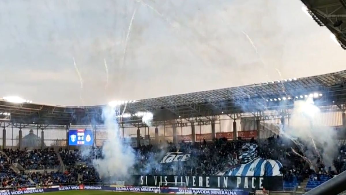 Niebezpieczne sceny podczas meczu Wisły Płock