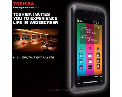 Toshiba TG01 i Palm Pre w UK w lipcu 2