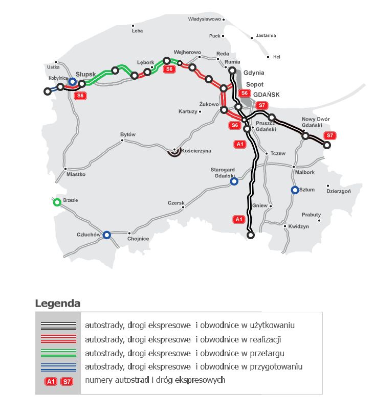 W tych miejscach prowadzane są roboty drogowe, które mogą utrudniać podróż autem 