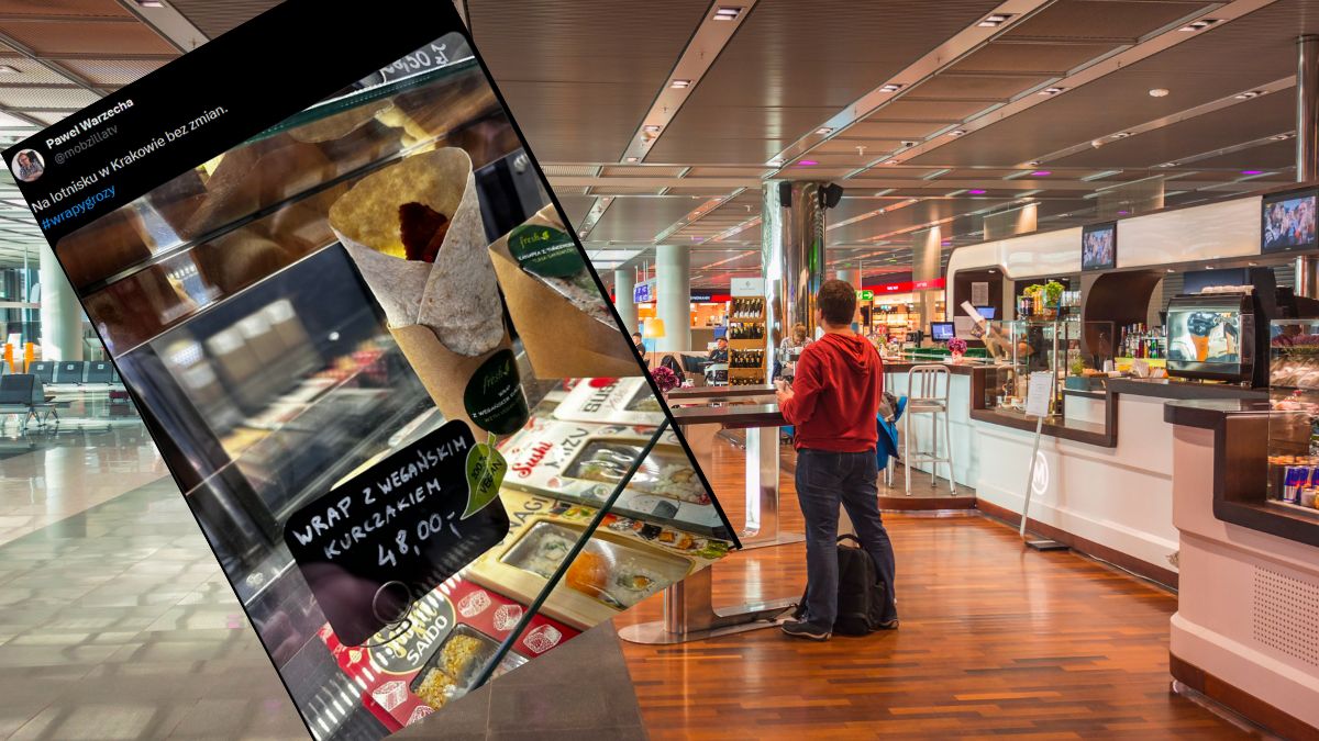 Lotnisko, cena za wrapa