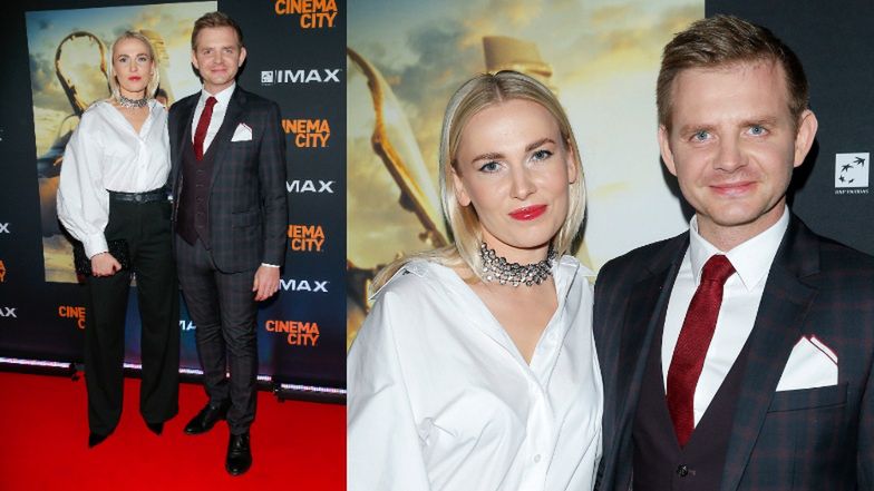 Rafał Zawierucha z partnerką Beatą