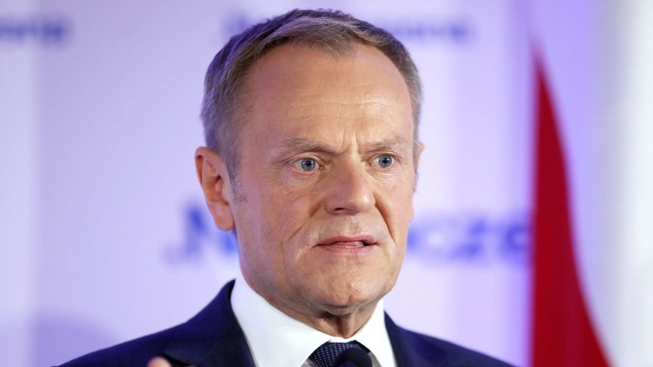 Konwencja Krajowa NowoczesnejFot. Wojciech Olkusnik/East News, Warszawa, 02.04.2022. Konwencja Krajowa Nowoczesnej z udzialem liderow partii Koalicji Obywatelskiej, w hotelu Sound Garden.
N/z: Donald TuskWojciech Olkusnik