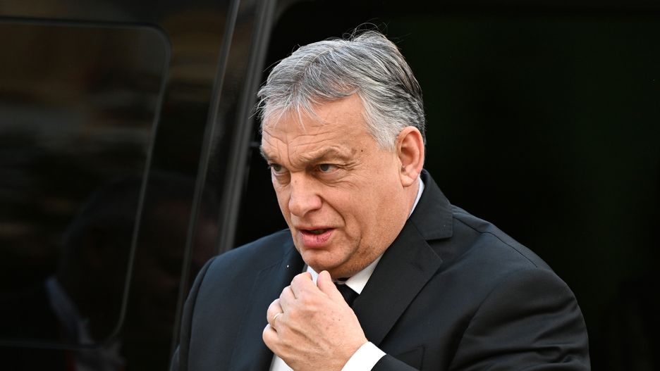 PARIS, FRANCE - JANUARY 05: Hungarian Prime Minister Viktor Orban arrives at the French Presidential Elysee Palace for a lunch following a national tribute ceremony for late French minister and European Union Commission president Jacques Delors in Paris, France on January 05, 2023. Jacques Delors, a key figure in the creation of the euro, died on December 27, 2023. (Photo by Mustafa Yalcin/Anadolu via Getty Images)