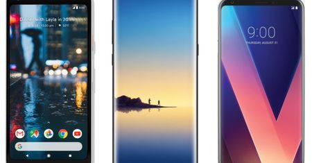 Google Pixel 2 XL vs Galaxy Note 8 vs LG V30 - pojedynek „bezramkowych” smartfonów