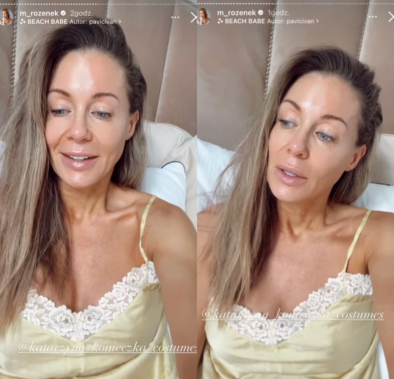 Małgorzata Rozenek zabiera głos w sprawie swojej osobliwej sukni