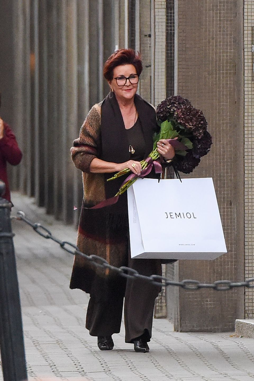 Jolanta Kwaśniewska na zakupach w butiku