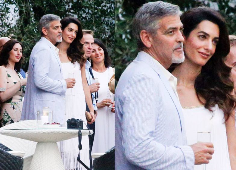 George i Amal na bankiecie charytatywnym