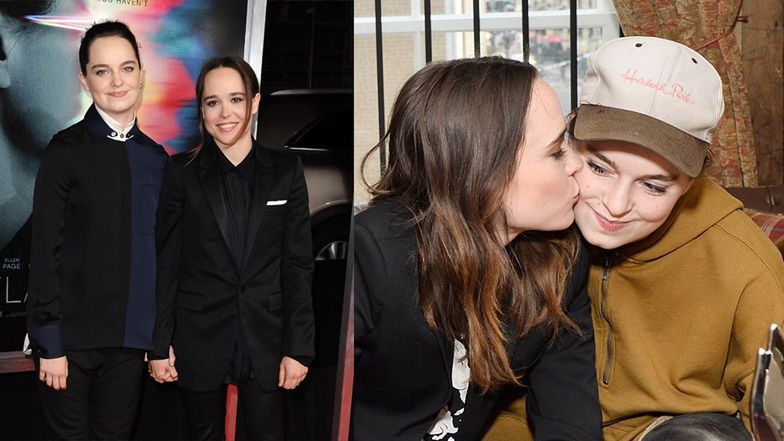 Żona wspiera Elliota Page'a