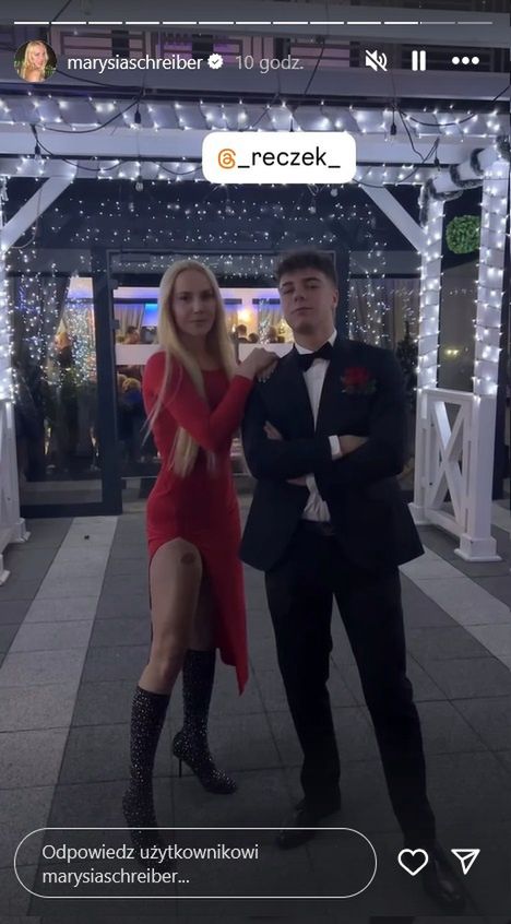 Marianna Schreiber szalała podczas studniówki siostrzeńca