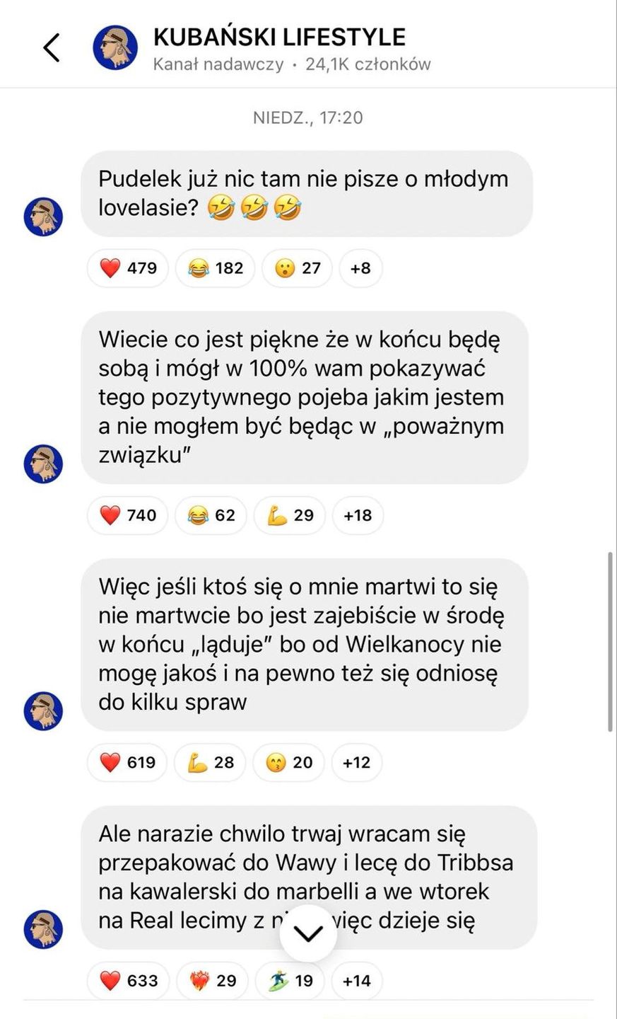 Kubańczyk przerywa milczenie