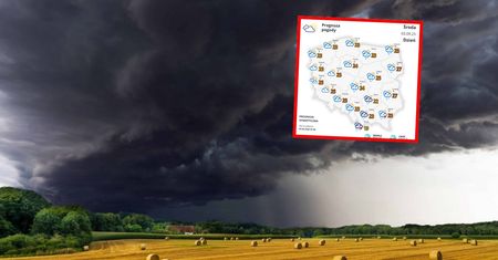 Prognoza pogody na środę. W tych rejonach dziś zagrzmi