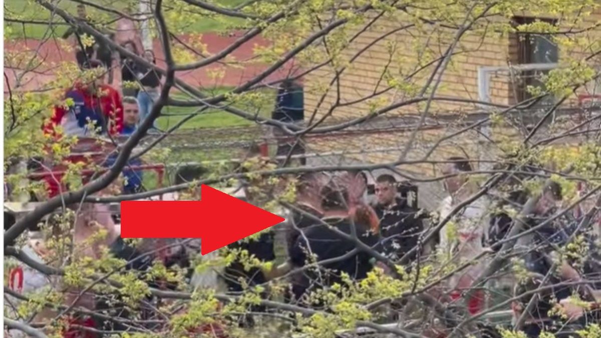 Incydent w drodze do szatni sędziów w Serbii