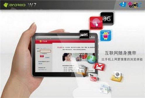 RAmos W7 MID - Android i obsługa 720p 2