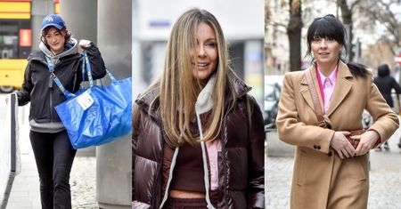 Gwiazdy pod studiem "DD TVN": Małgorzata Rozenek w kierpcach, obładowana siatami Matylda Damięcka, Tatiana Okupnik (ZDJĘCIA)