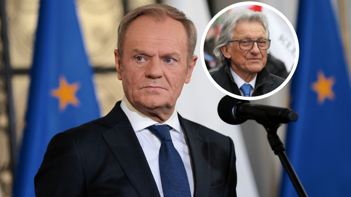 Donald Tusk i Stanisław Piotrowicz
