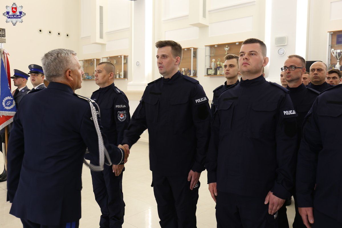 Ślubowanie nowych funkcjonariuszy w Lublinie