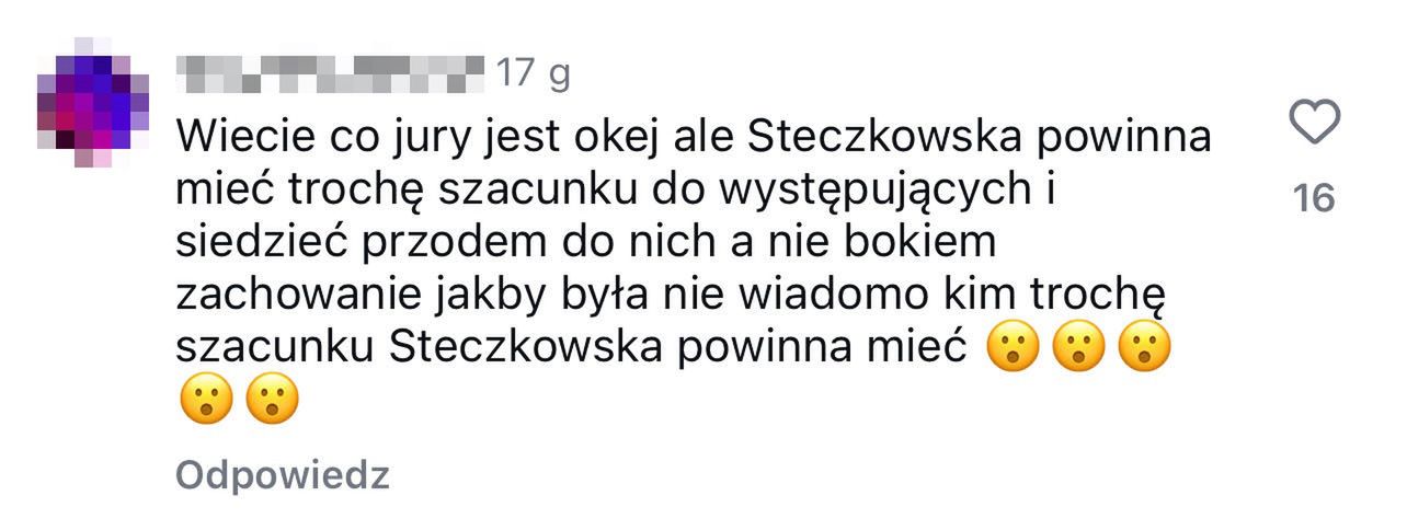 Widzowie o Justynie Steczkowskiej