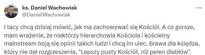 Ksiądz o Jędrzejczak 