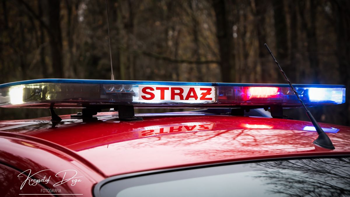straż, wypadek