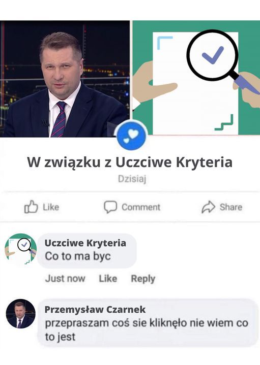 "Przepraszam, coś się klinęło"