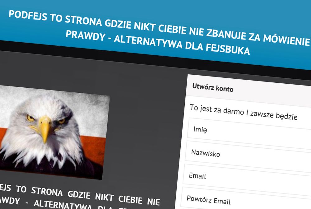 Polscy narodowcy mają własnego Facebooka. Nazwali go Podfejs