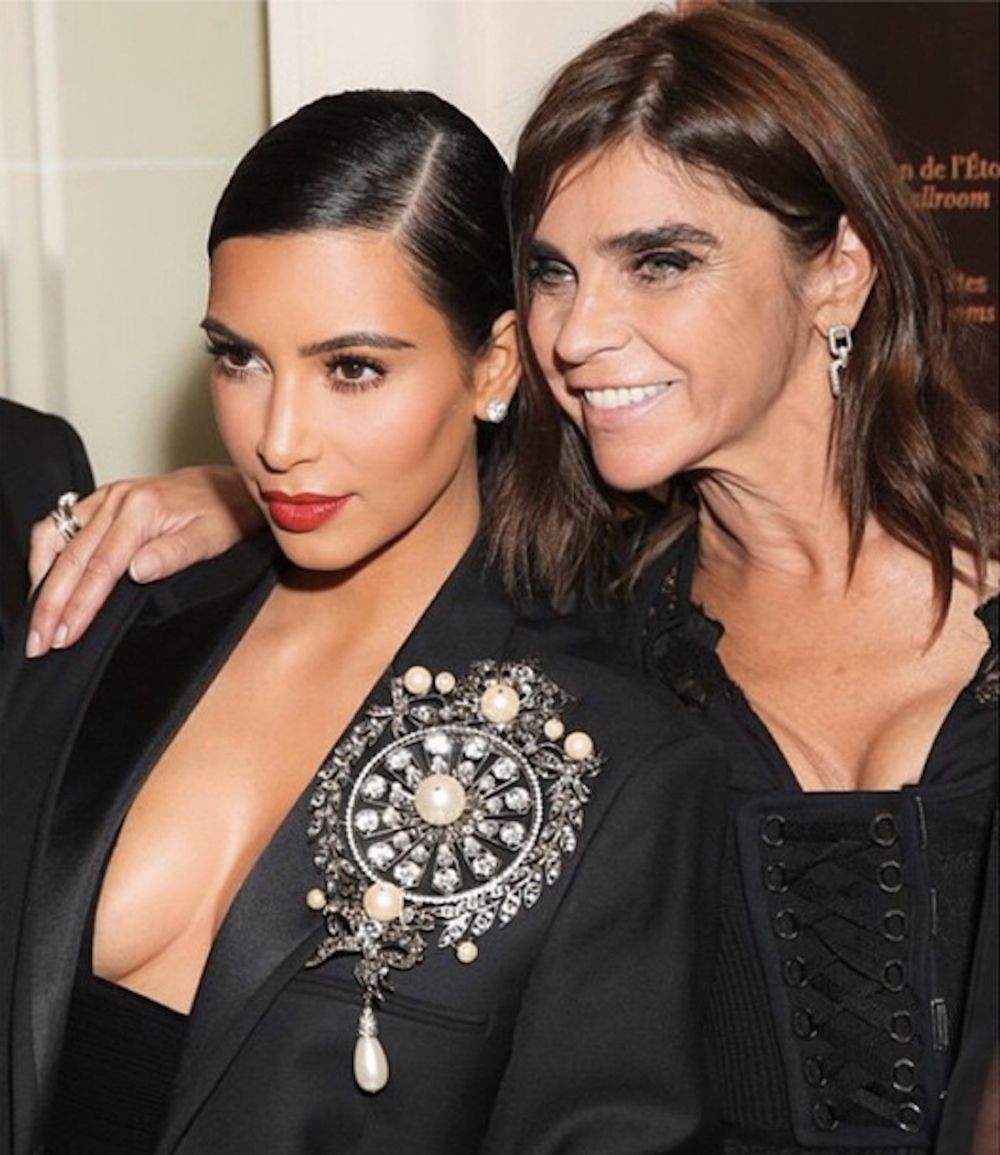 Kim Kardashian i Carine Roitfeld 

Fotografia: Instagram.com