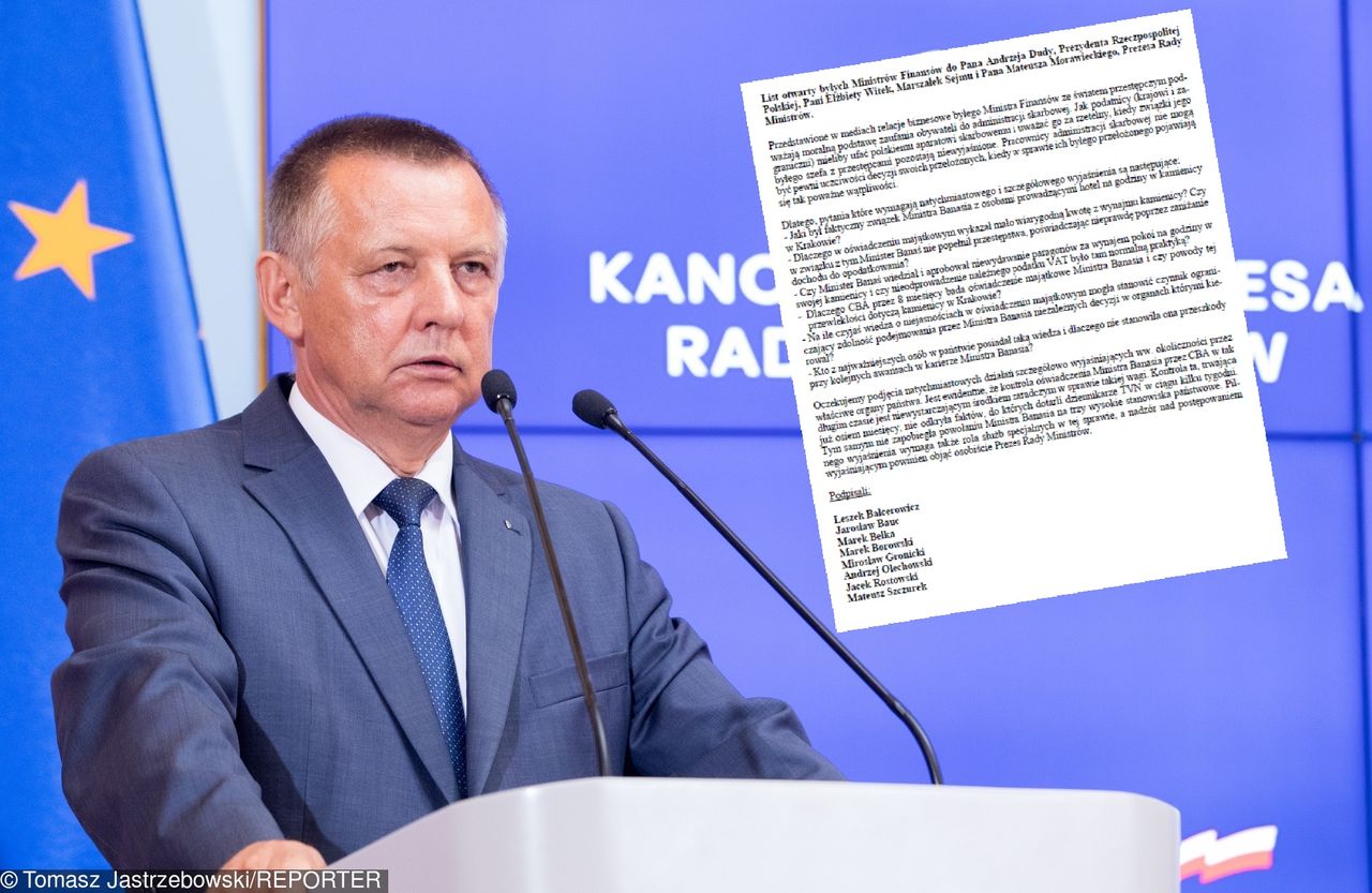 Sprawa Mariana Banasia. Byli ministrowie piszą list do władz: "wymaga to pilnego wyjaśnienia"