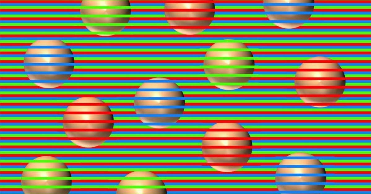 How Many Colors Do the Spheres in the Picture Have? The Answer Is Tricky!