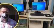 Prawie jak Robin Hood. Mariusz Wojdak naprawia stare komputery, a później je rozdaje